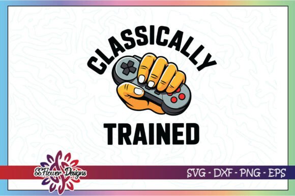Classically Trained Gaming Design Svg P for Graphics and Crafts