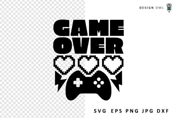 Game over - Gaming SVG: A Designer's Review for Crafts & Graphics