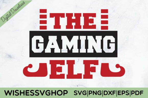 The Gaming Elf SVG PNG: A Crafts and Graphics Asset for Local Brands