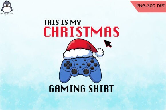 This is My Christmas Gaming PNG - A Graphics Asset for Crafts