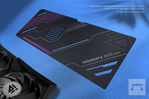 Vanadium K 2070 Extra - Laser Cut Graphics for Crafts